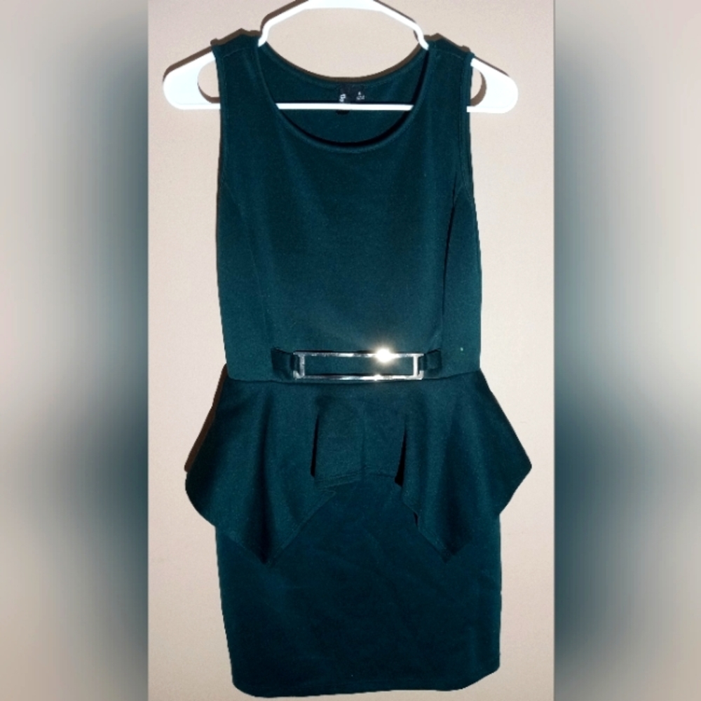 Dark Green above knee dress